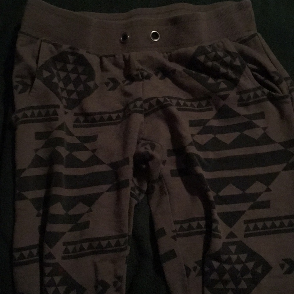 Tribal print joggers
